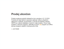 Tablet Screenshot of dobesoft.cz